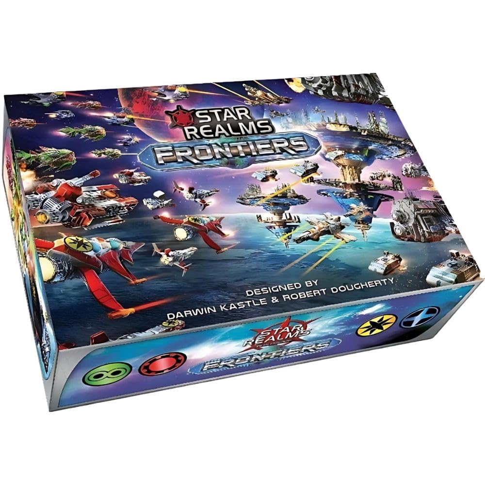 Star Realms Colony Wars counters and deck layout for planning
