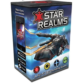 Star Realms Core Game play area with cards ready for action