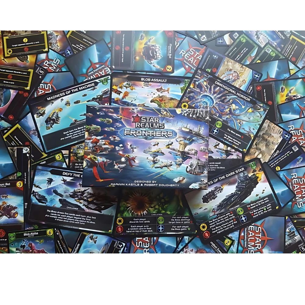 Star Realms Frontiers box art highlighting sci-fi style