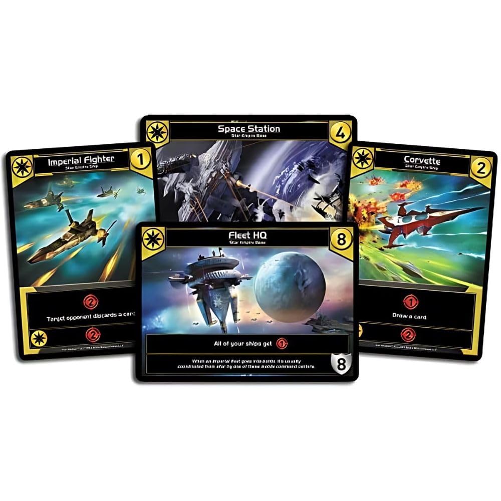 Star Realms Quick start guide with starter decks
