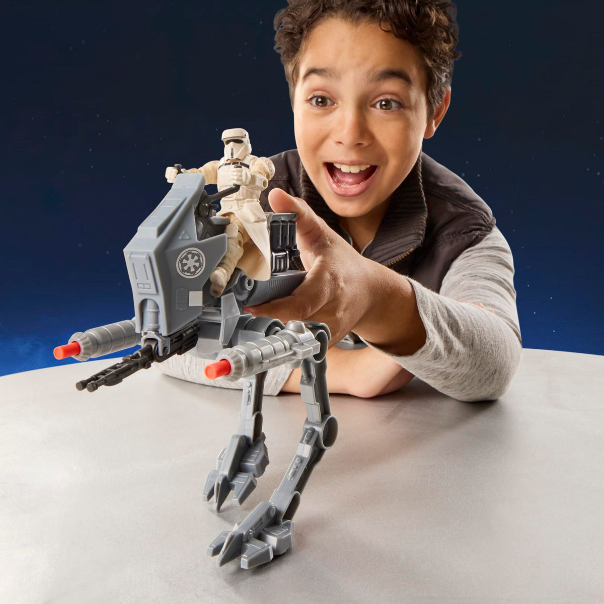 STAR WARS ACTIONVERSE RT Vehicle packaging evokes nostalgic design and gift appeal.