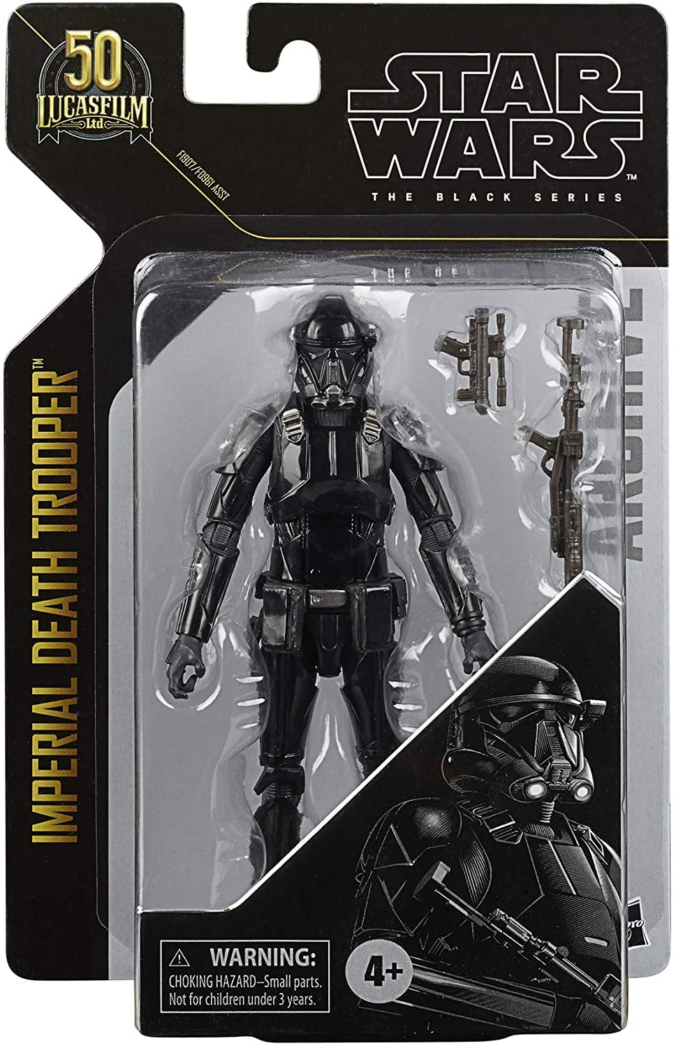 STAR WARS Imperial Death Trooper armor detail for display.