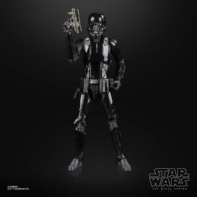 STAR WARS Death Trooper pose-ready for dynamic display.