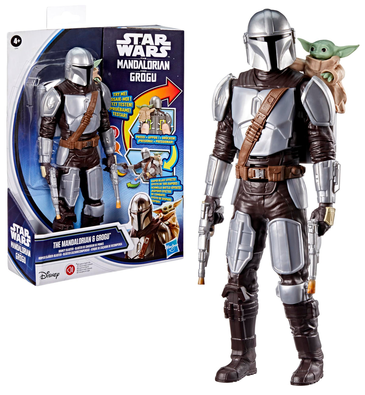STAR WARS Battle sound effects enhance pretend missions while pressing buttons.