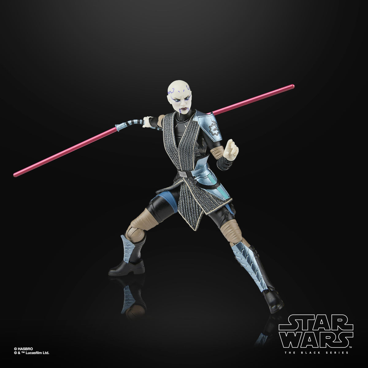 STAR WARS The Black Series Asajj Ventress 6-inch scale for compatible collections.