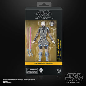 STAR WARS The Black Series Asajj Ventress articulation detail enables dynamic posing.