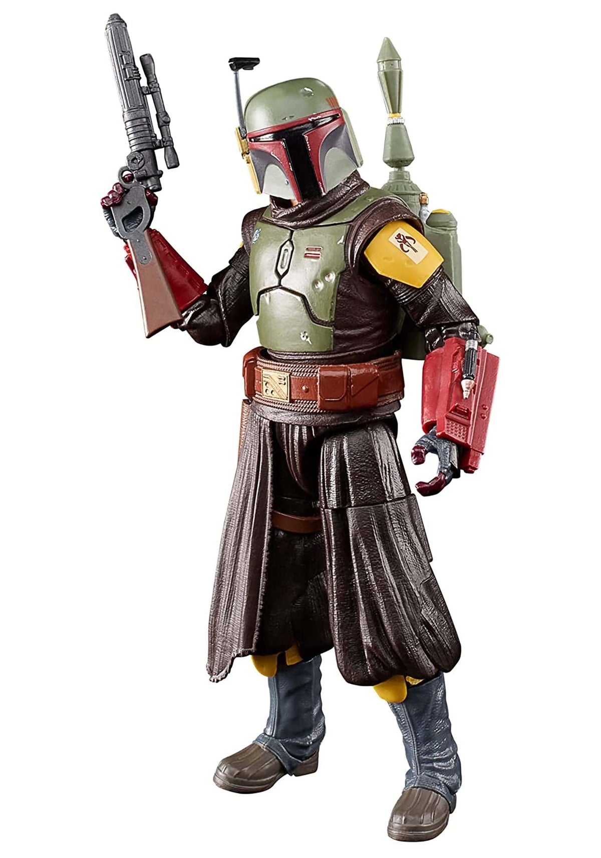 STAR WARS Black Series Boba Fett Throne Room figure dynamic pose options.