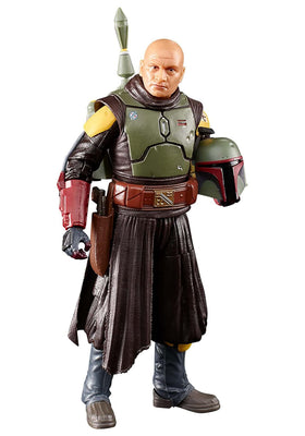 STAR WARS Black Series Boba Fett Throne Room figure front view for display.