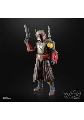 STAR WARS Black Series Boba Fett Throne Room figure packaging and accessories.