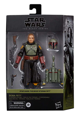 STAR WARS Black Series Boba Fett Throne Room figure scale comparison.