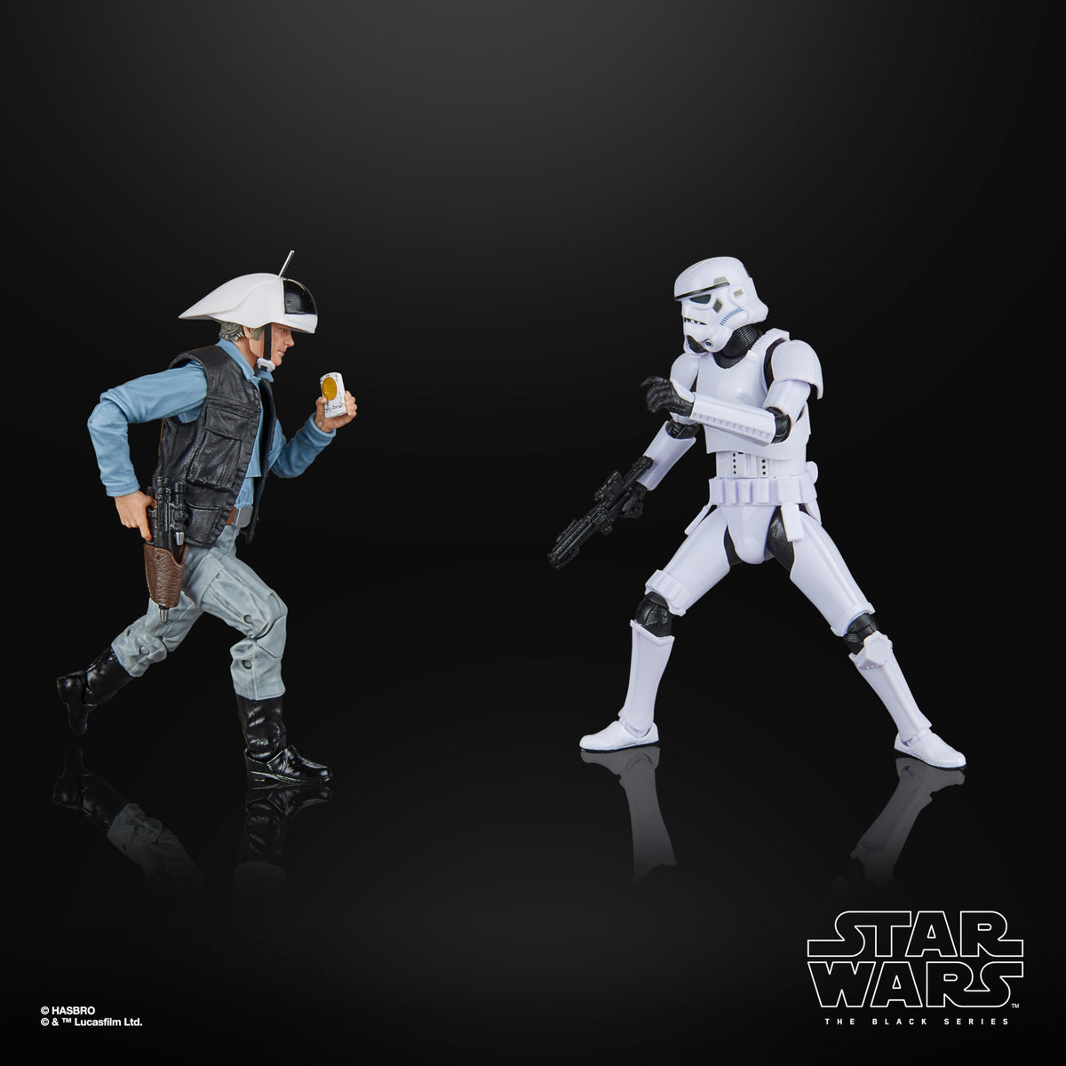 STAR WARS Black Series collectible display setup for fans