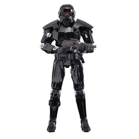STAR WARS Black Series Dark Trooper armor detail for display and collection.