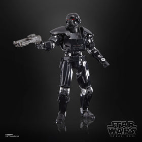 STAR WARS Black Series Dark Trooper articulated limbs enable dramatic poses.