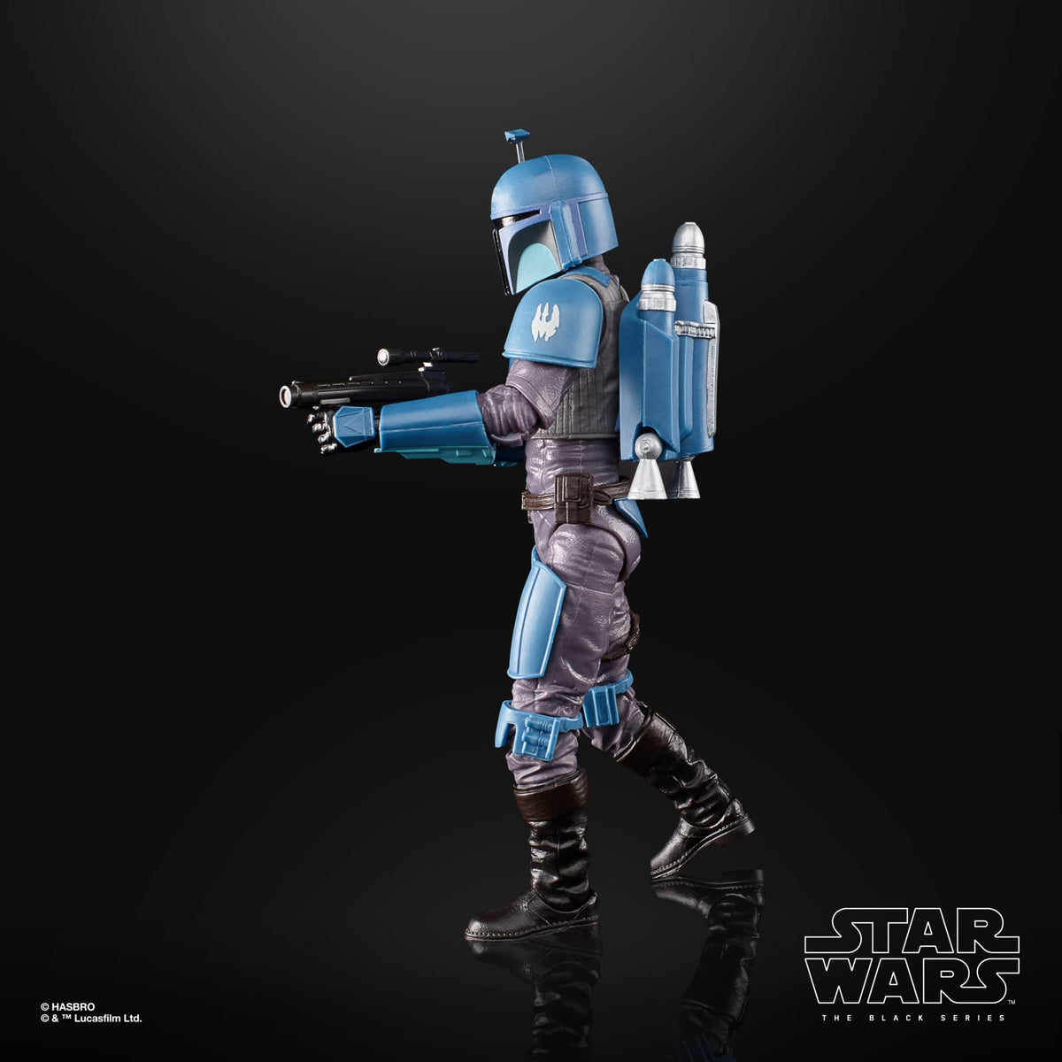 STAR WARS Black Series Death Watch Mandalorian figure ready for display in a collection.