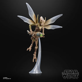 Close-up Geonosian sculpt showcases movie-accurate details.