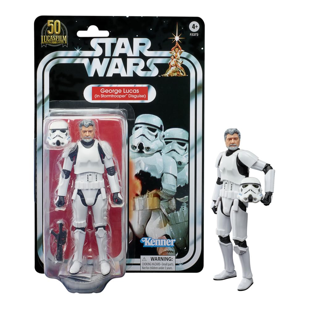 STAR WARS George Lucas figure packaged for shelf-ready display