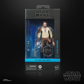 Kyle Katarn figure, articulation points highlighted for poseable display.