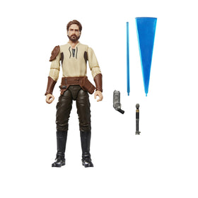 Star Wars Black Series Kyle Katarn figure, front view for display.