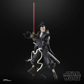 STAR WARS Black Series Ronin window box packaging for display.