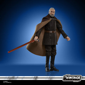 STAR WARS Count Dooku Kenner-style packaging adds nostalgic collectible appeal.