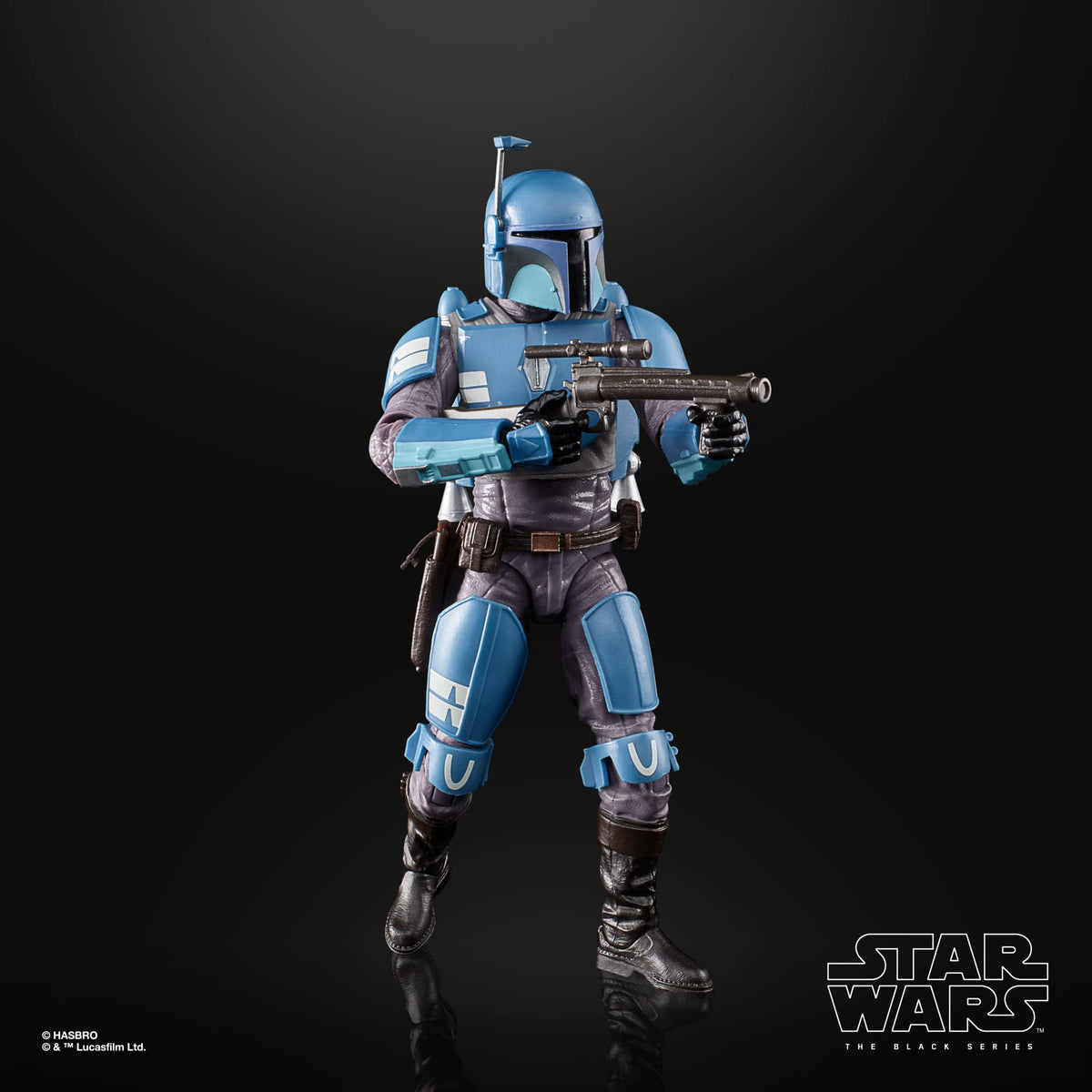 STAR WARS Death Watch Mandalorian figure detailing adds premium deco to collection.