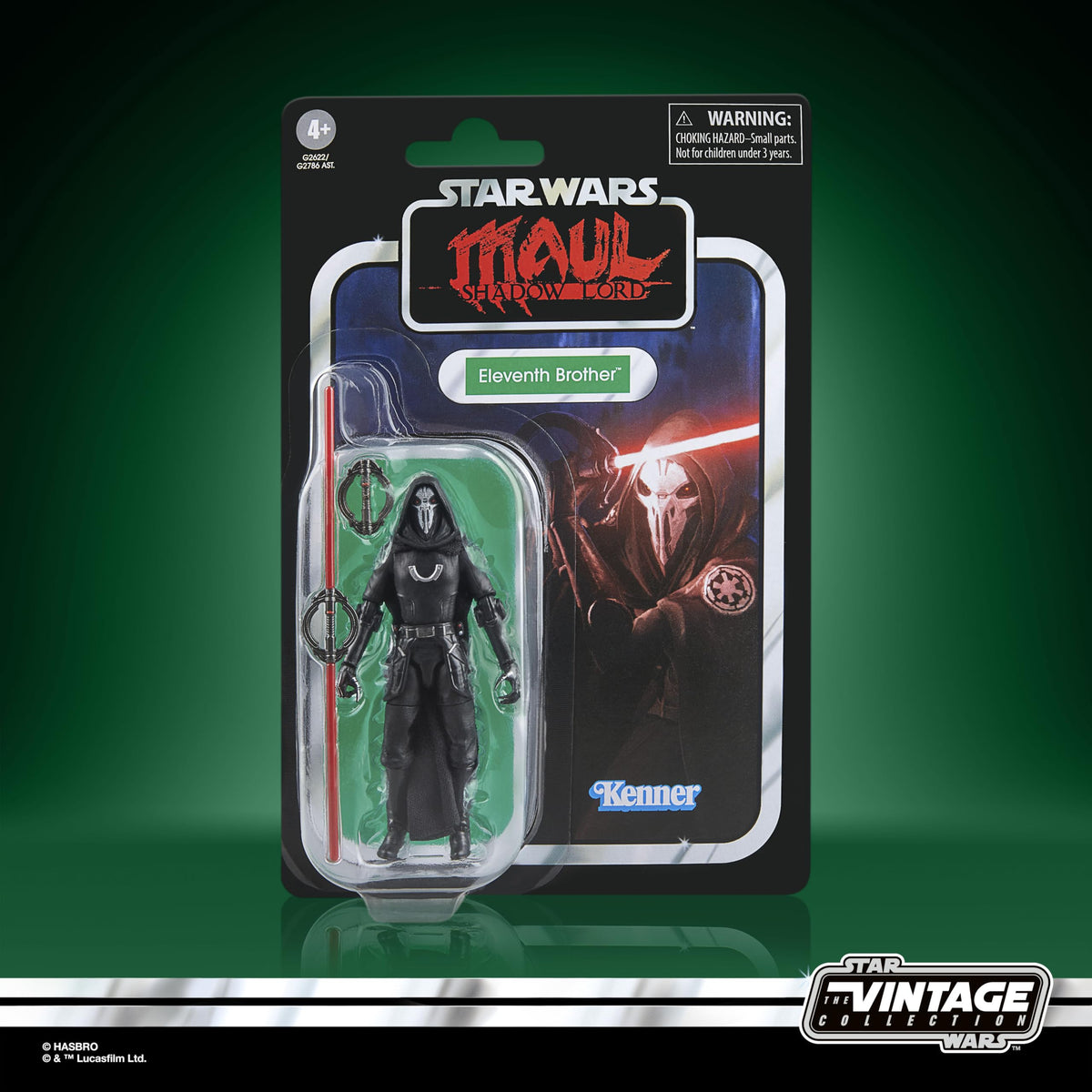 STAR WARS Eleventh Brother Maul poseable figure showcasing dynamic articulation for action poses.