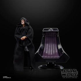Star Wars Emperor Palpatine throne display for gallery-style scenes.