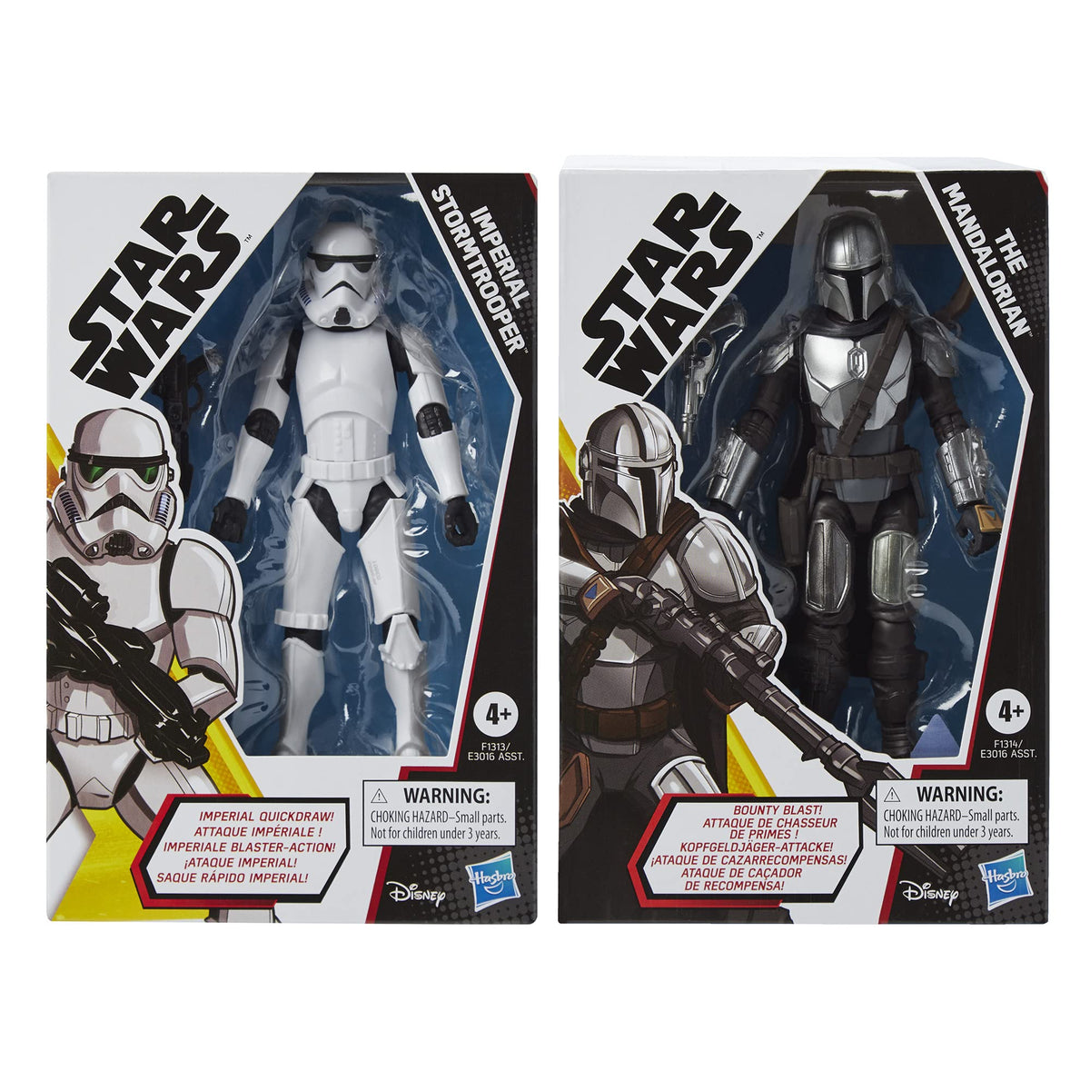 Mandalorian action figure with detailed articulation for dynamic posing.