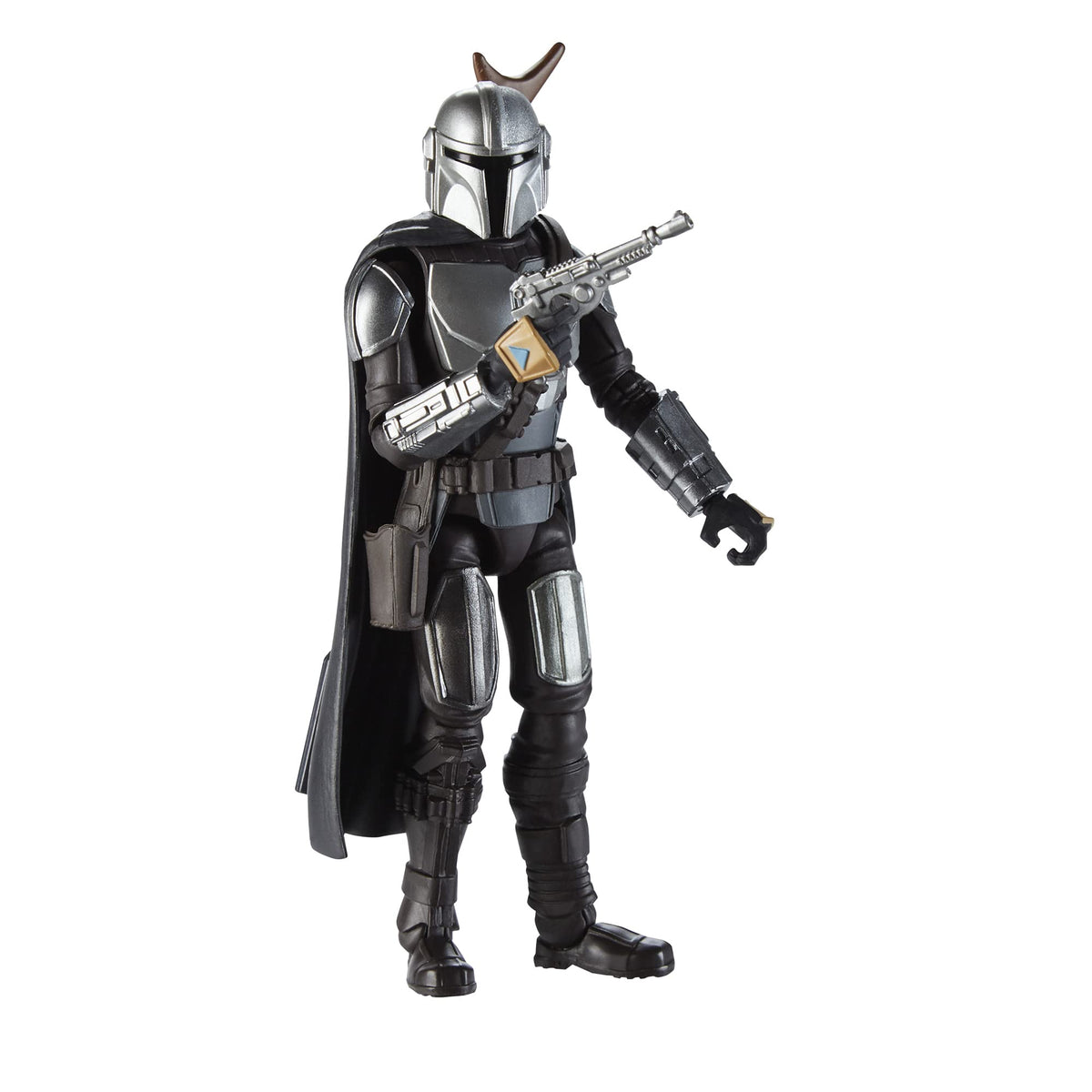 Stormtrooper figure with iconic design and poseable joints for playtime.