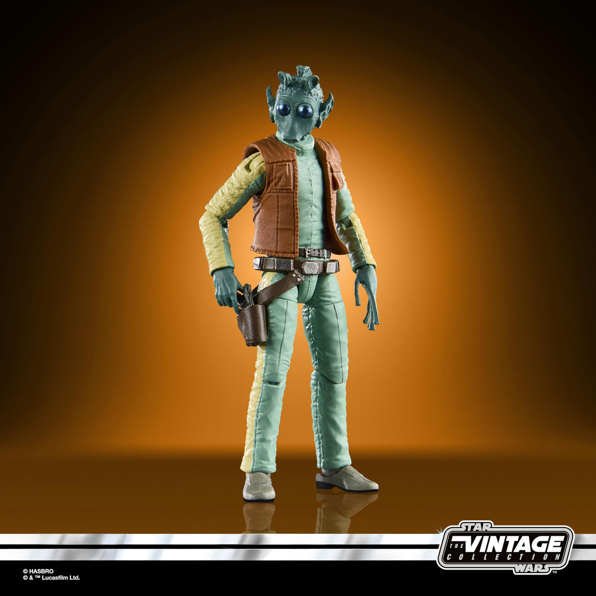STAR WARS Greedo 3.75-inch figure with blaster accessory for authentic display