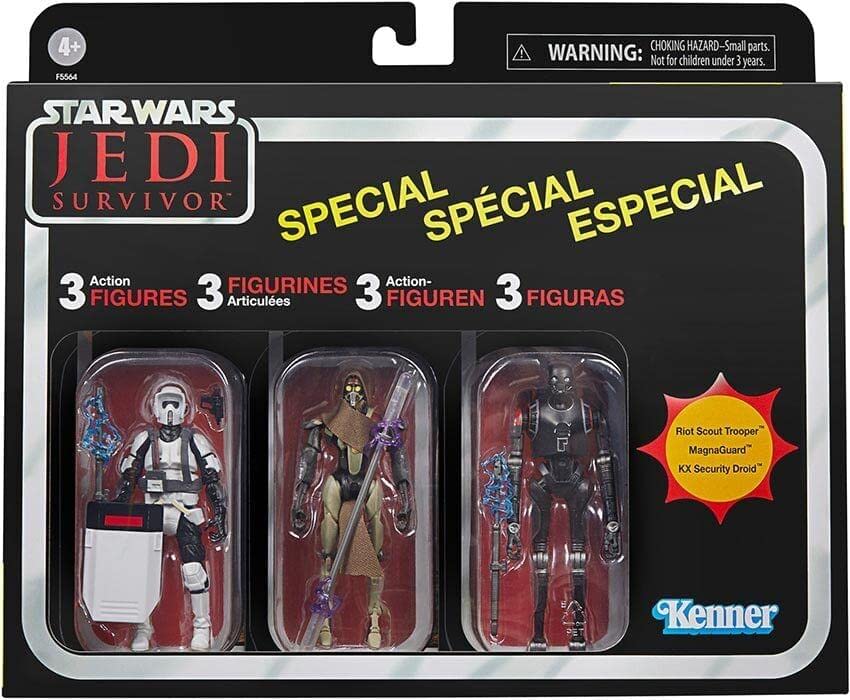 STAR WARS Jedi Survivor MagnaGuard figure with articulated limbs for action posing