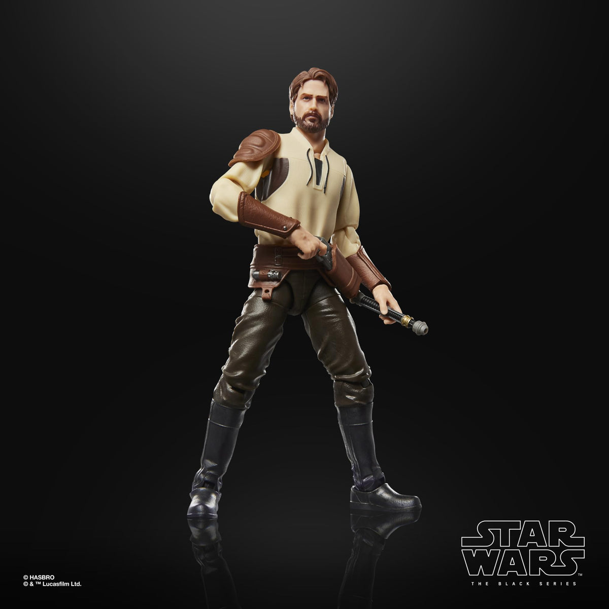 Kyle Katarn blaster accessory included for authentic battle-ready display.