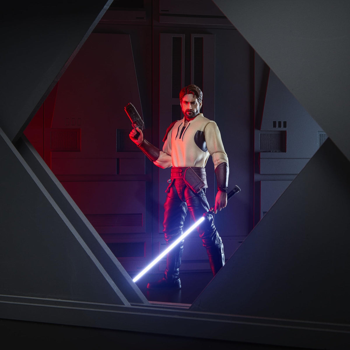 Collectible display-ready Kyle Katarn figure to complement your Star Wars collection.