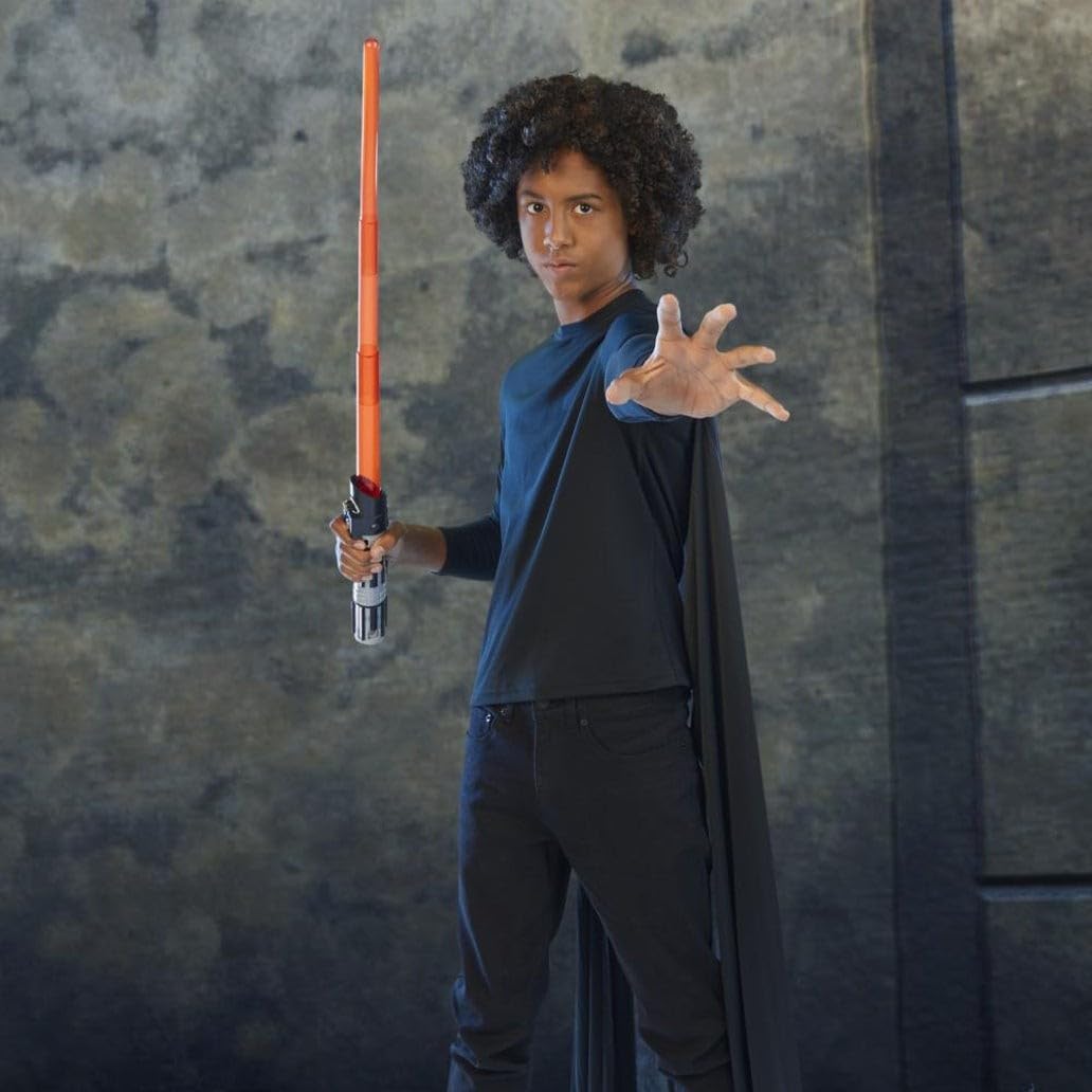 STAR WARS Lightsaber Forge Darth Vader parts assembled for imaginative play.