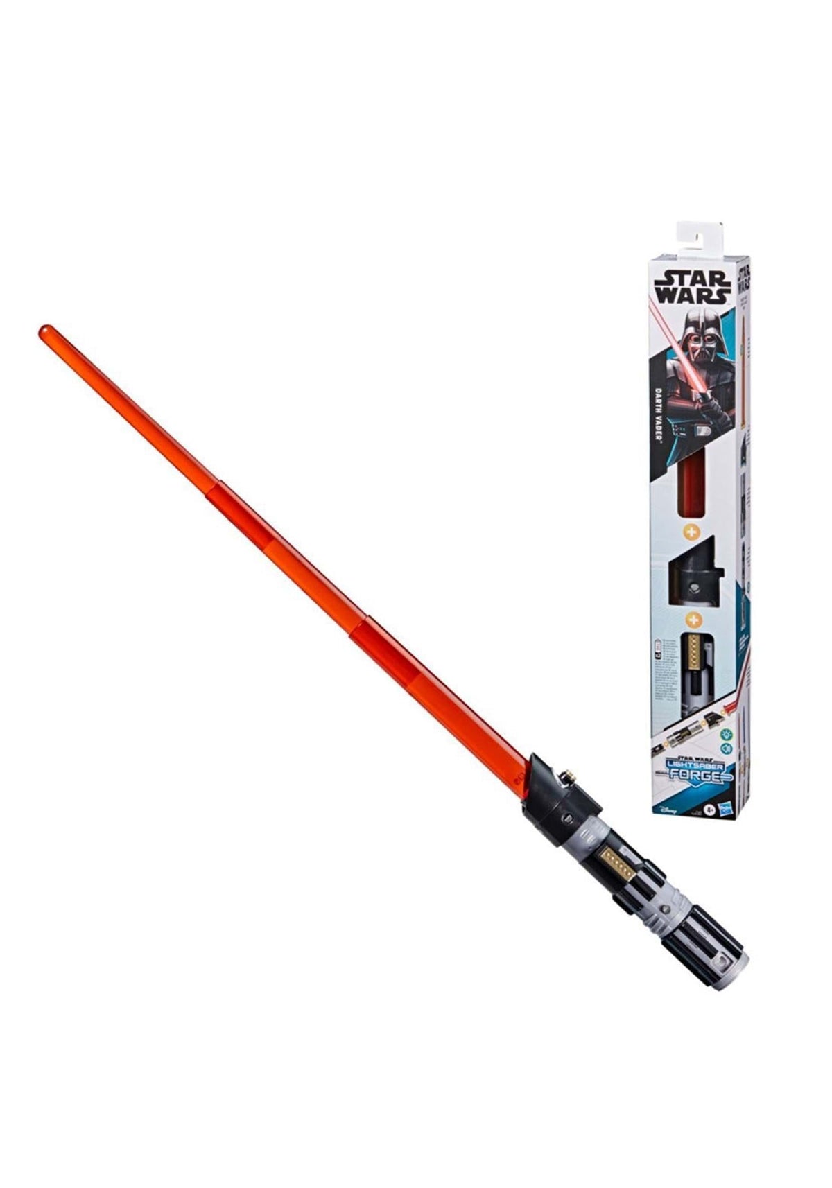 STAR WARS Lightsaber Forge Darth Vader blade extended for epic pretend duels.