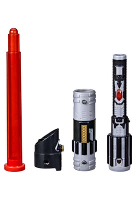 STAR WARS Lightsaber Forge Darth Vader blade glows during action play.