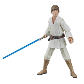 STAR WARS Luke Skywalker 6-inch figure with lightsaber for dynamic display poses.