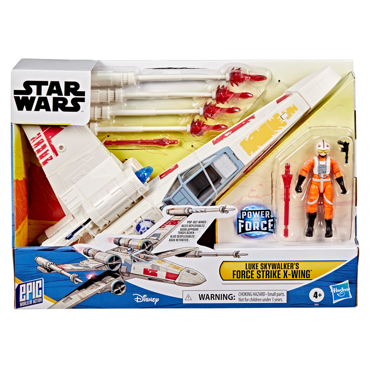 Star Wars Luke Skywalker figure 4-inch pose ready for action storytelling