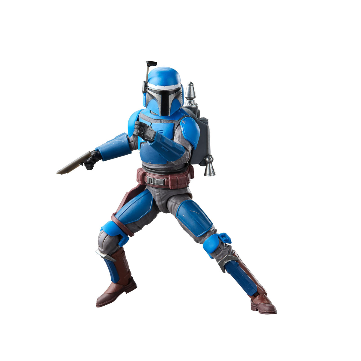 STAR WARS Mandalorian Corsair figure articulation pose showcases premium design for fans.