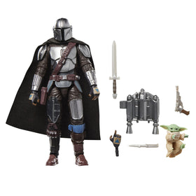 STAR WARS The Mandalorian & Grogu figure in dynamic pose for display and play.