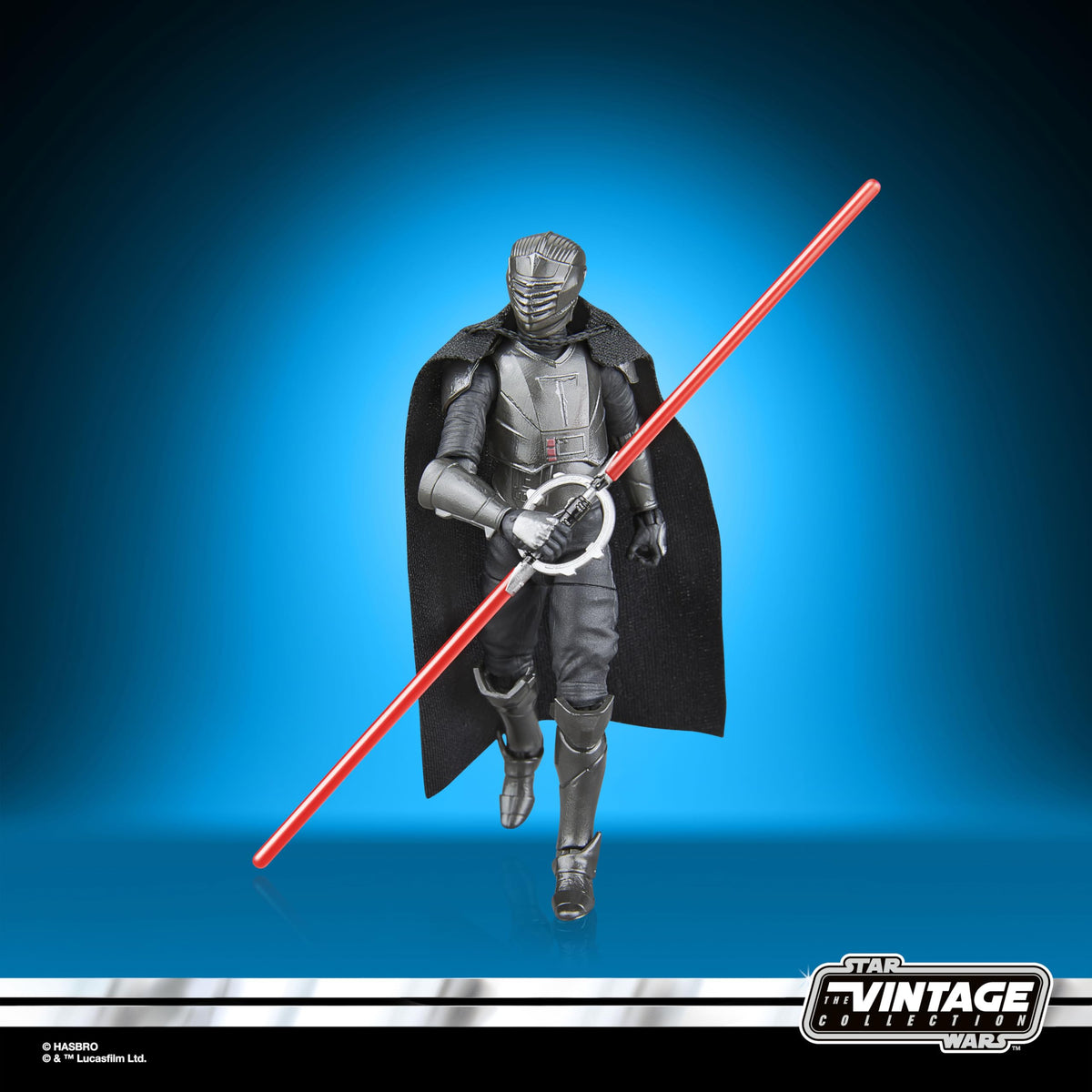 STAR WARS Marrok Shadow Lord red double-bladed lightsaber for dramatic action.