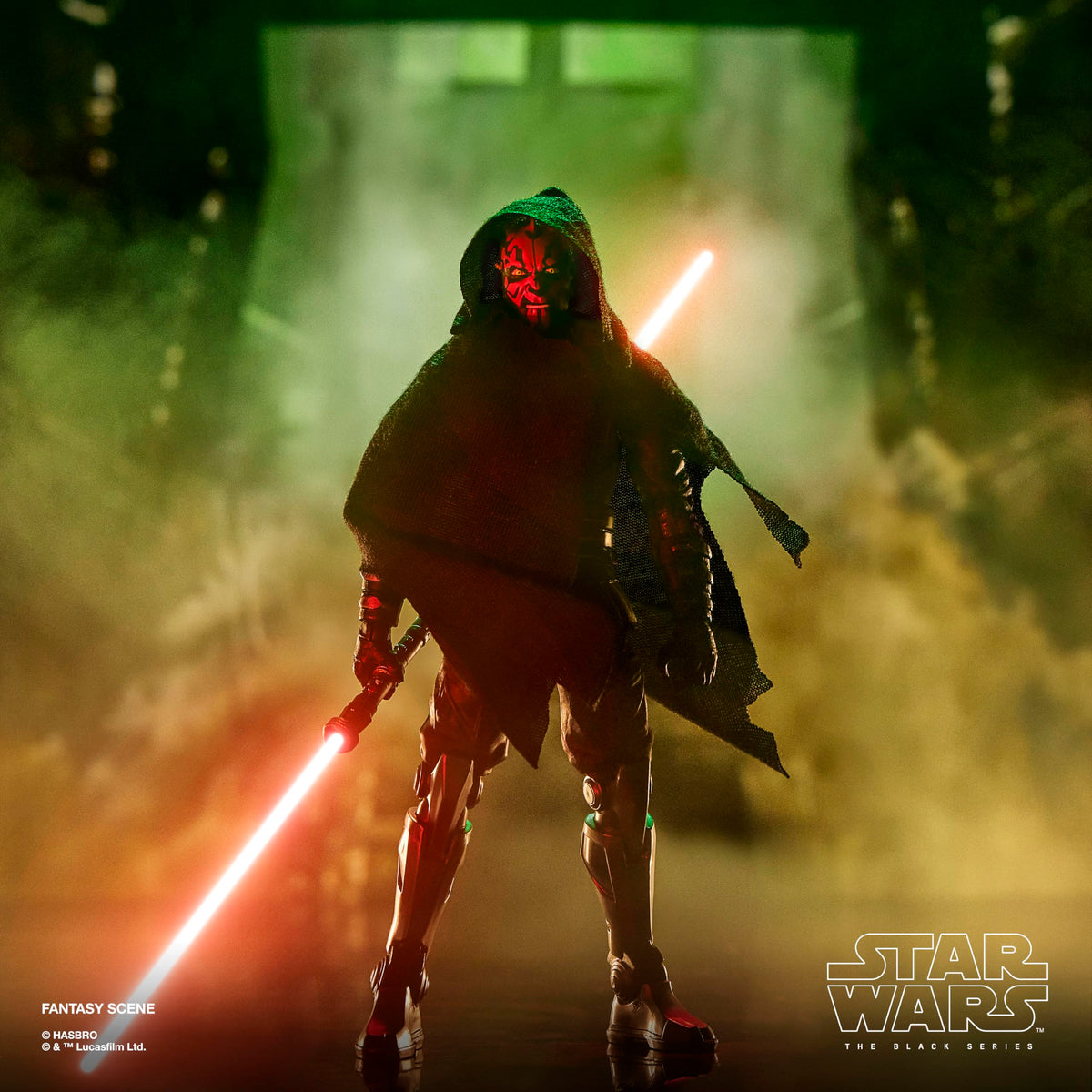 STAR WARS Maul Shadow Lord figure soft cloak adds realistic texture