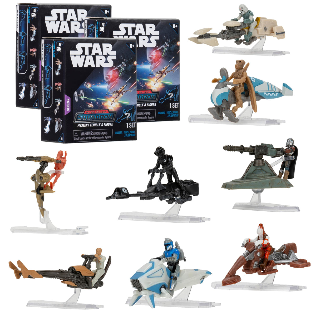 STAR WARS Micro Galaxy Squadron vehicle 2.5-inch for display and action play