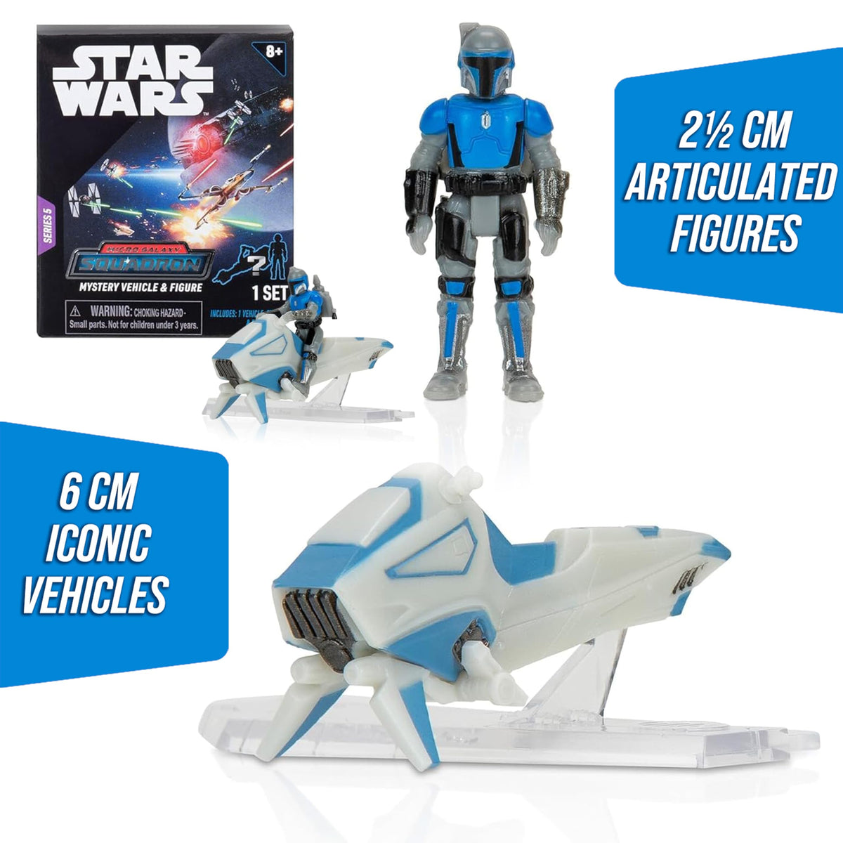 STAR WARS Micro Galaxy Squadron 1-inch figure highlighting articulation