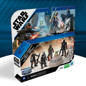 Star Wars Mission Fleet Boba Fett figure with detailed armor for authentic adventures.