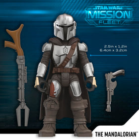 Star Wars Mission Fleet Dark Trooper figure with dynamic articulation for action scenes.