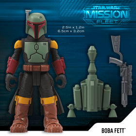 Star Wars Mission Fleet Stormtrooper figure with blaster accessories for classic battles.