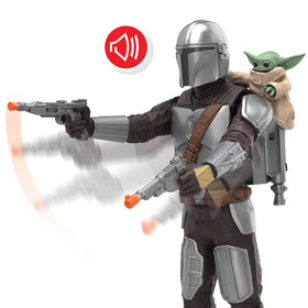 STAR WARS Blaster accessories molded into hands for authentic battle vibes.