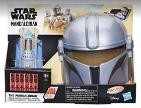 STAR WARS Mandalorian dart launcher in action for imaginative play