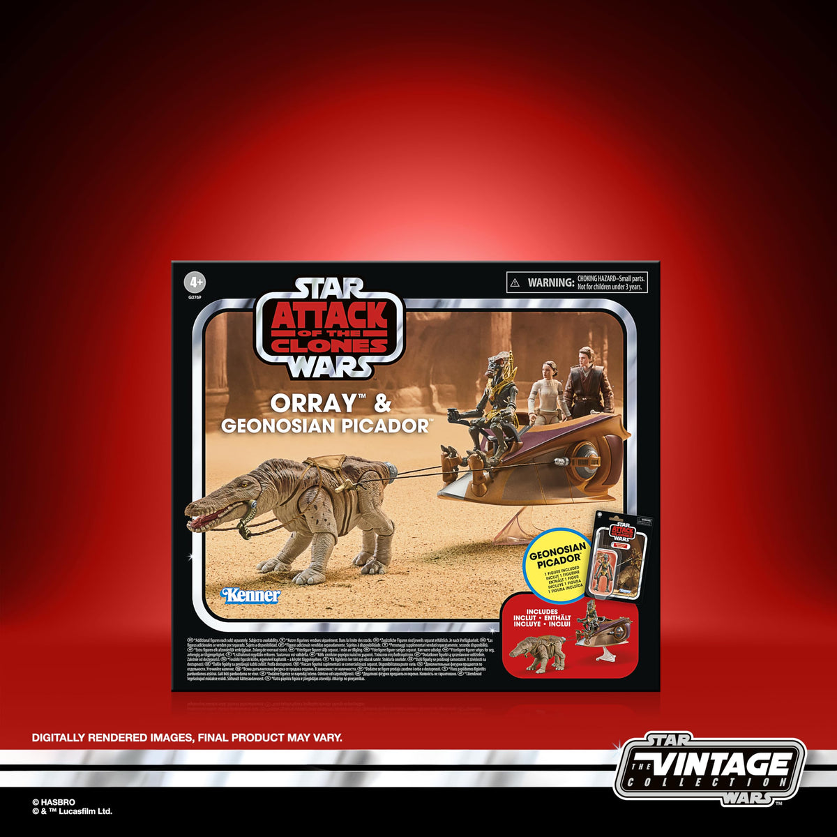 STAR WARS Orrray Geonosian Picador on a shelf makes a collection centerpiece.